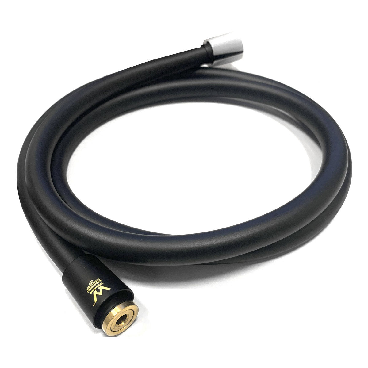 Otti Pavia Black Shower Rail with Round Handheld Shower Piece
