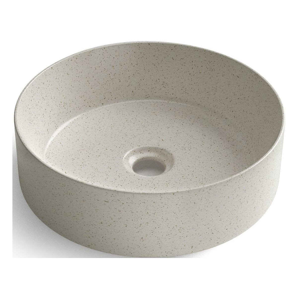 Otti Artis 88 Above Counter Carbon Grey Round Basin No Tap Hole 355x355x120