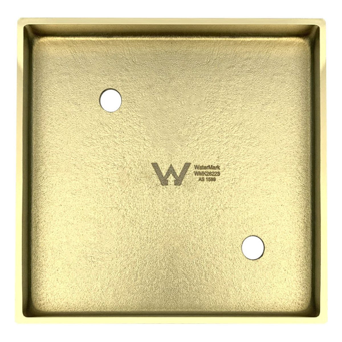 Otti Smart 115 Brushed Gold Square Tiles Waste