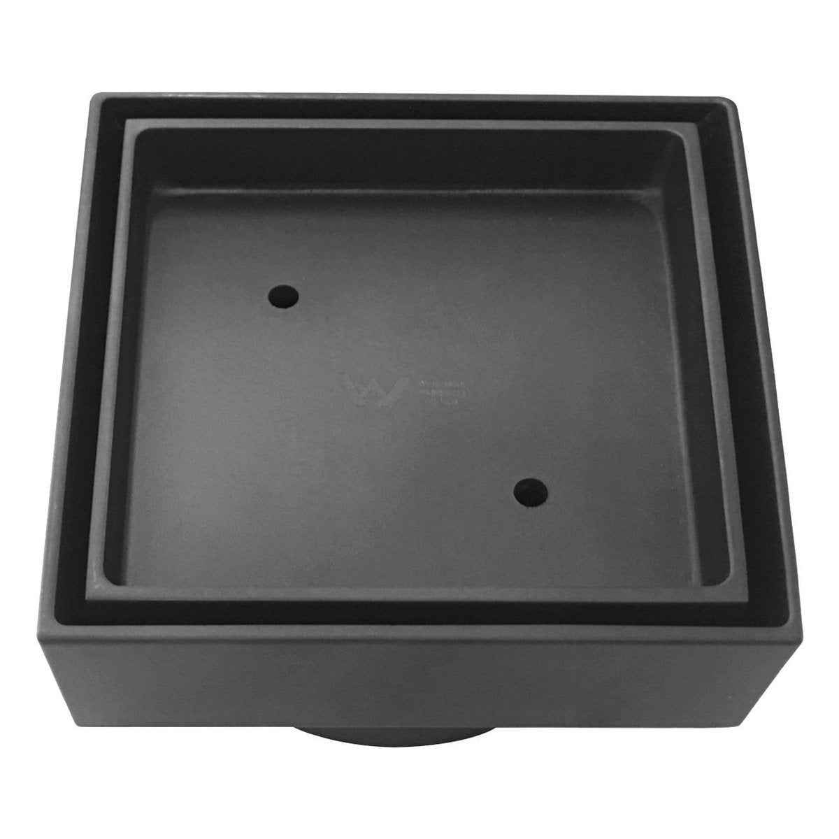 Otti Smart 115 Matte Black Square Tiles Waste