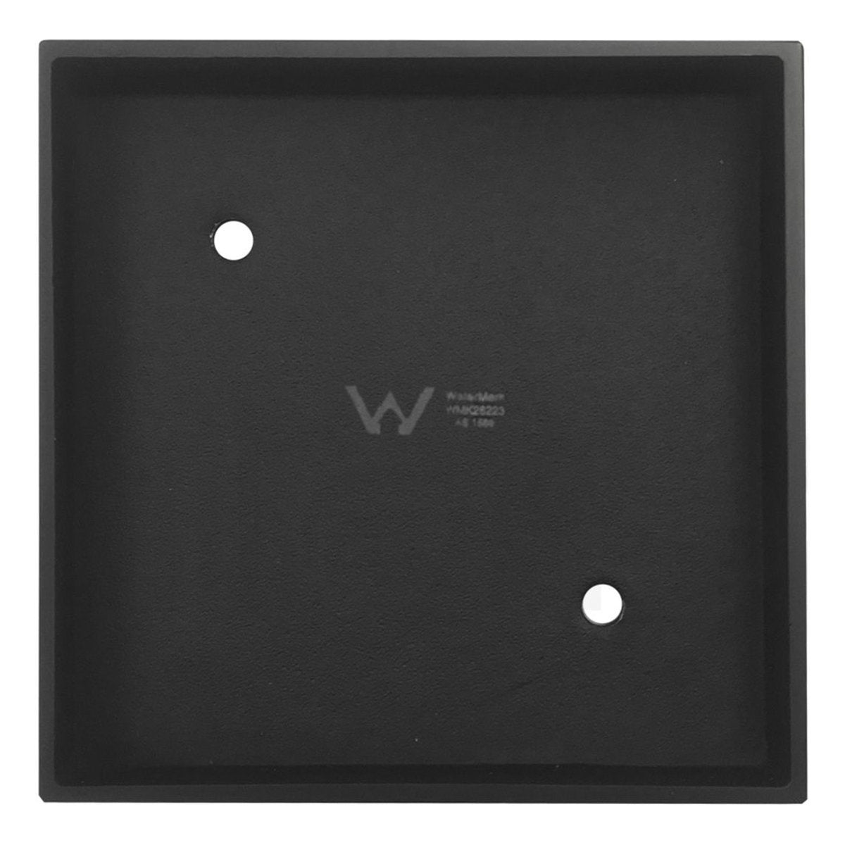Otti Smart 115 Matte Black Square Tiles Waste