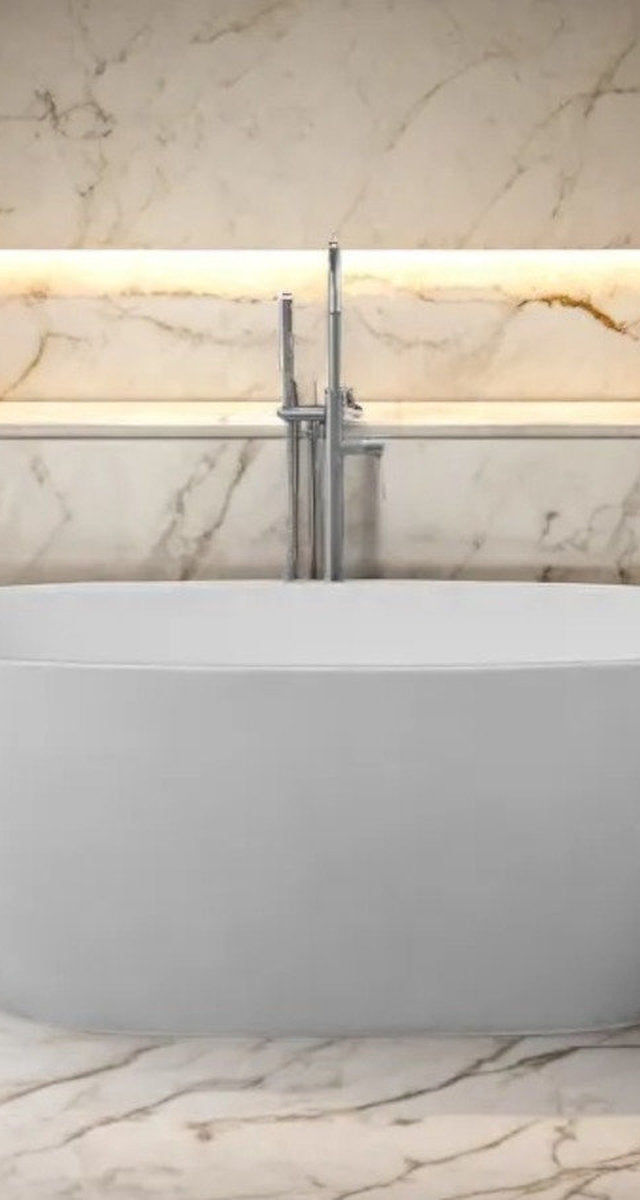 Otti Vinny 1300x700x580 Gloss White Bathtub NF