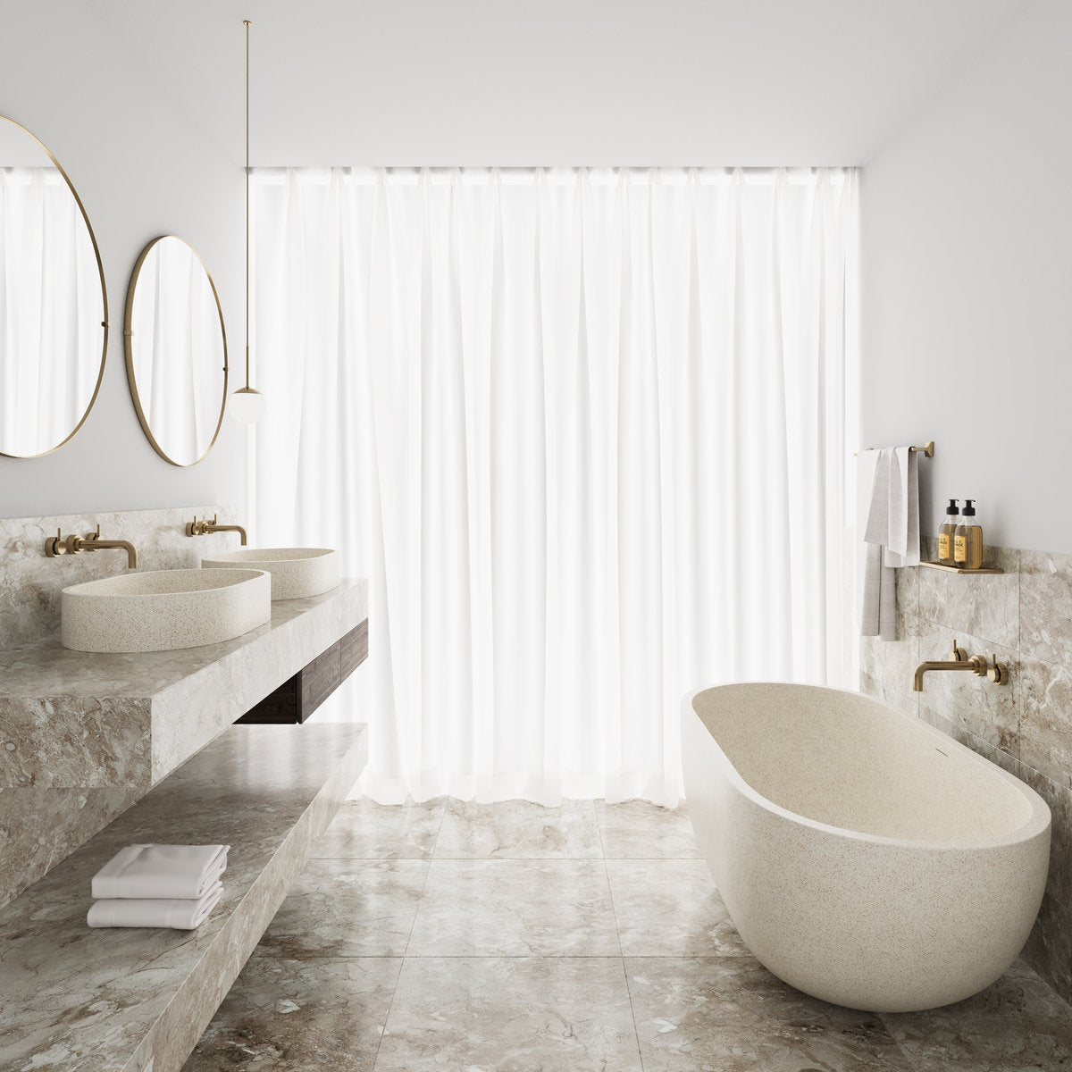 Madu Living Indy Bath, White