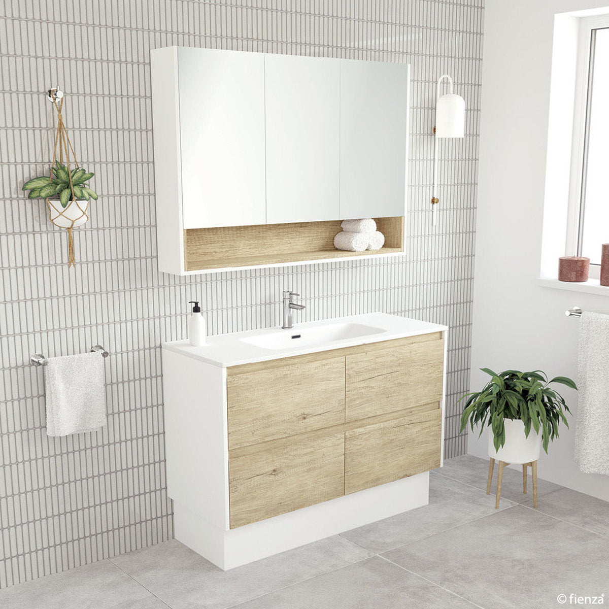 Fienza Amato Satin White Side Panel Kit