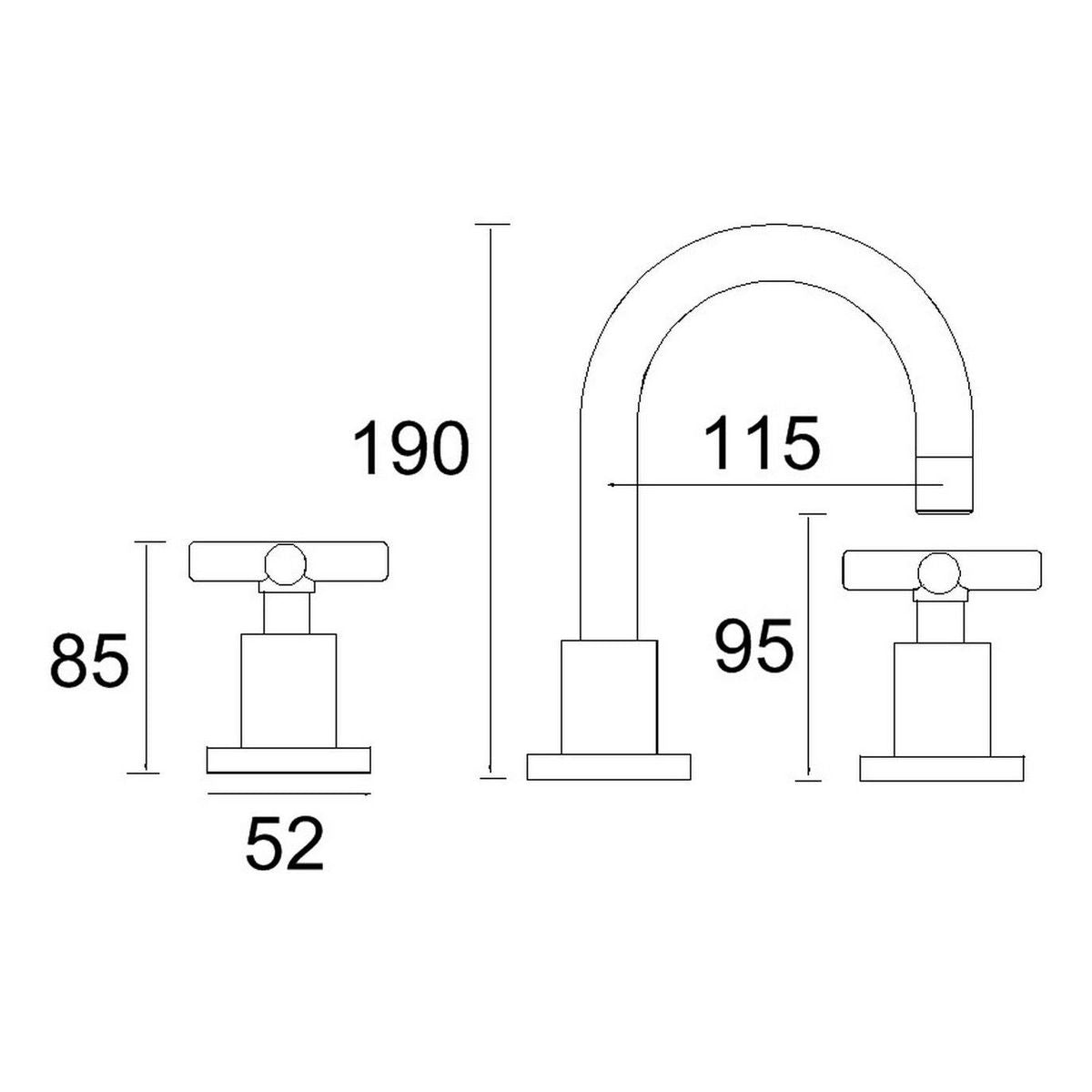 Waterpoint Basin Set Chrome