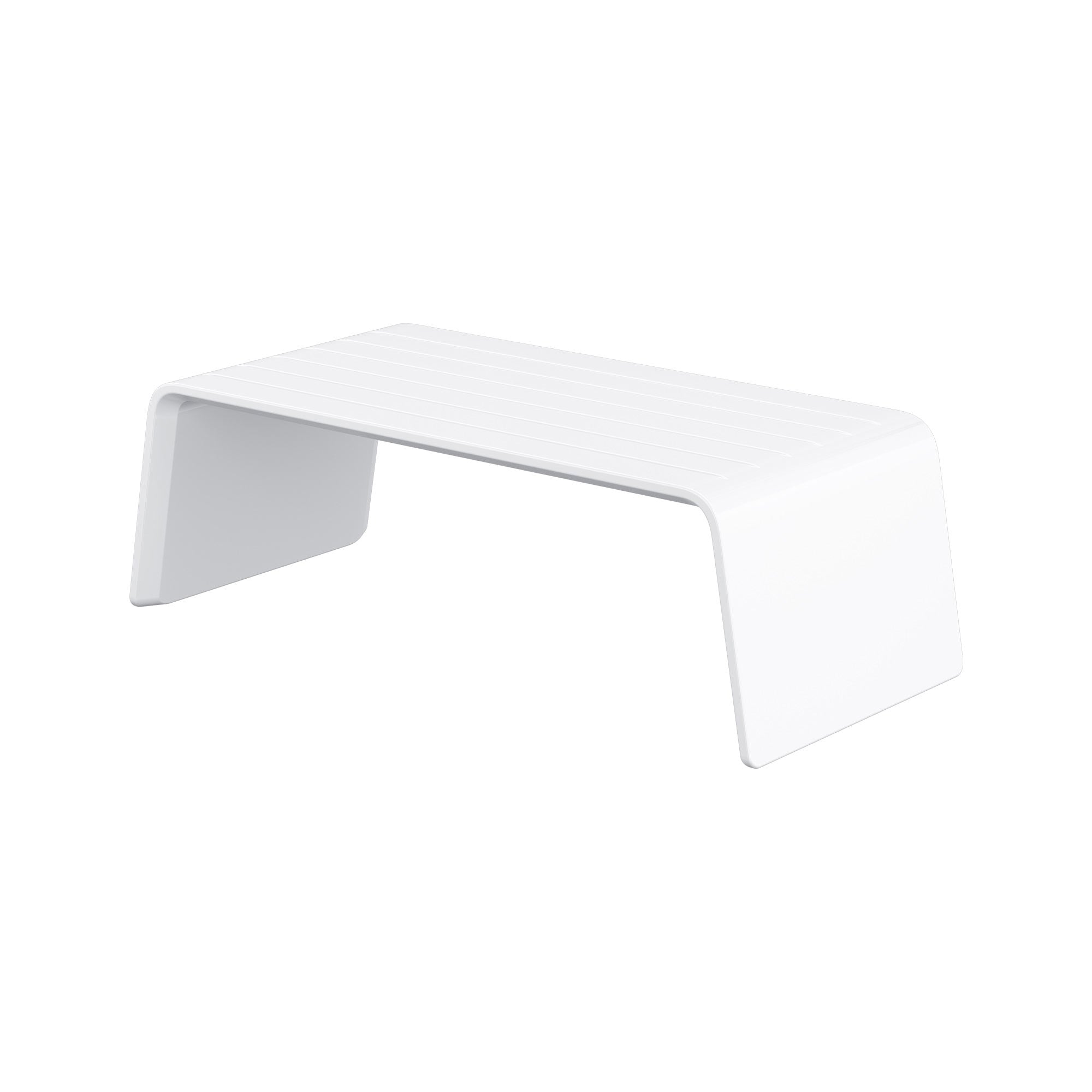 Victoria + Albert Kerid Bath Step - Quarrycast Gloss White