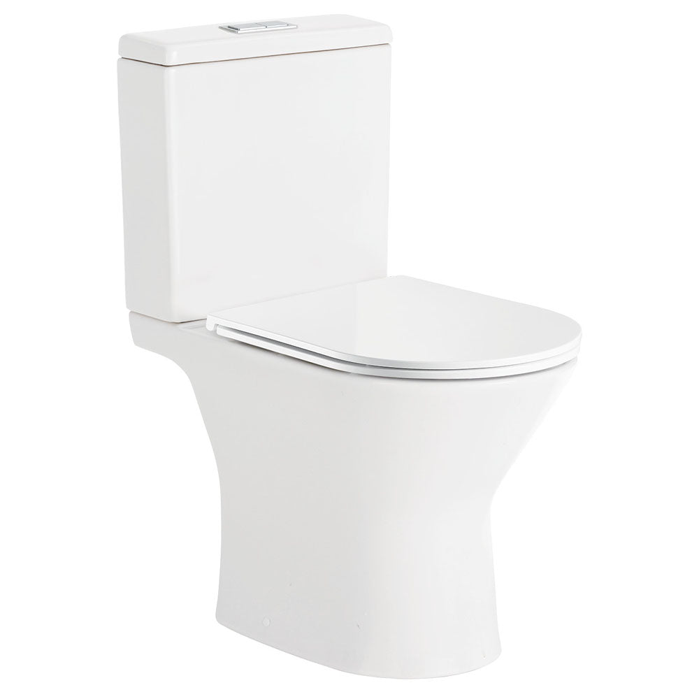 Chica Close-Coupled Toilet Suite, Slim Seat