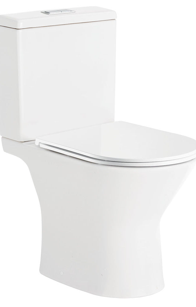 Chica Close-Coupled Toilet Suite, Slim Seat