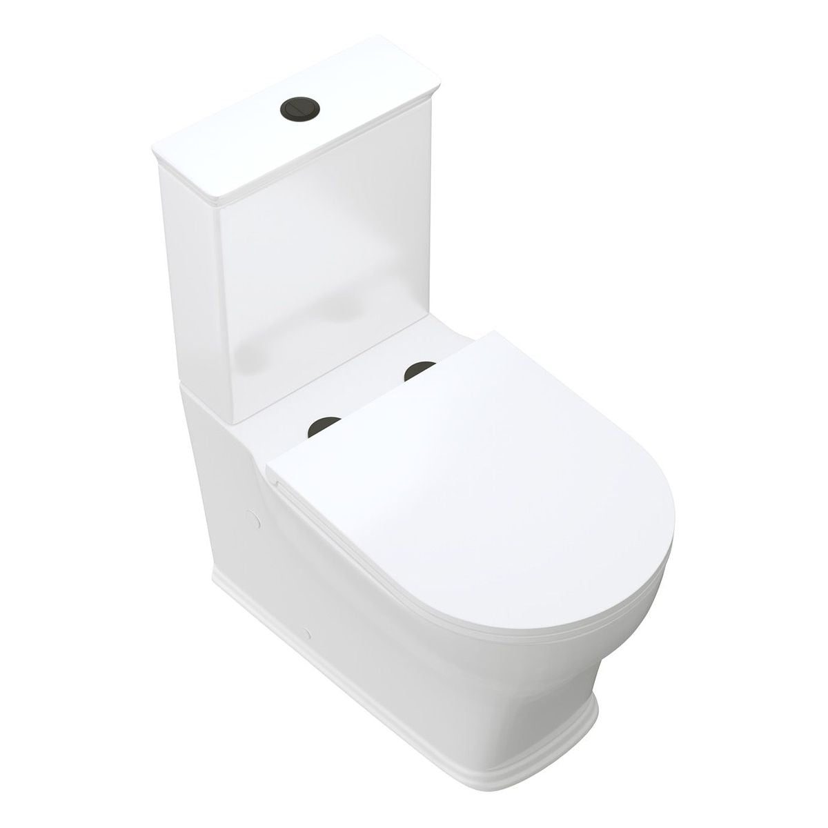 Fienza Lillian Tornado Flush Back-to-Wall Toilet Suite, Slim Seat