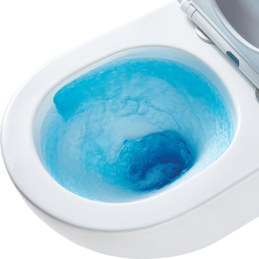 Fienza Koko Tornado Flush Wall Hung Toilet Suite, Slim Seat