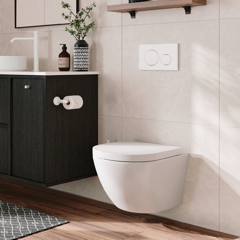 Fienza Koko Tornado Flush Wall Hung Toilet Suite