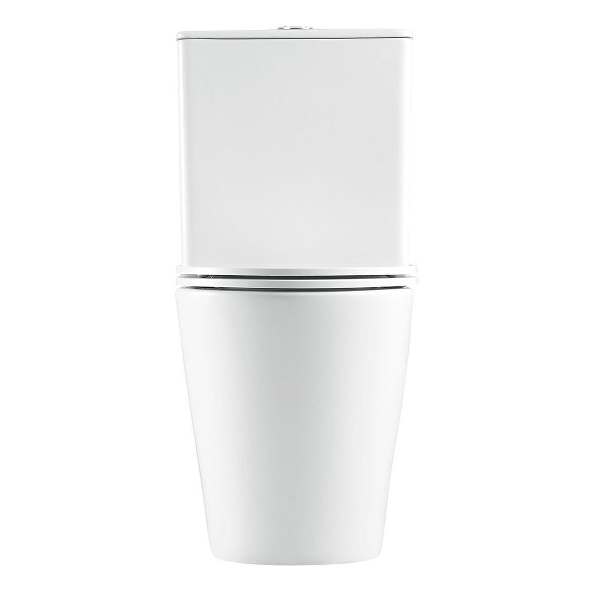 Isabella Slim Cistern Back-to-Wall Toilet Suite, Gloss White with Slim Seat