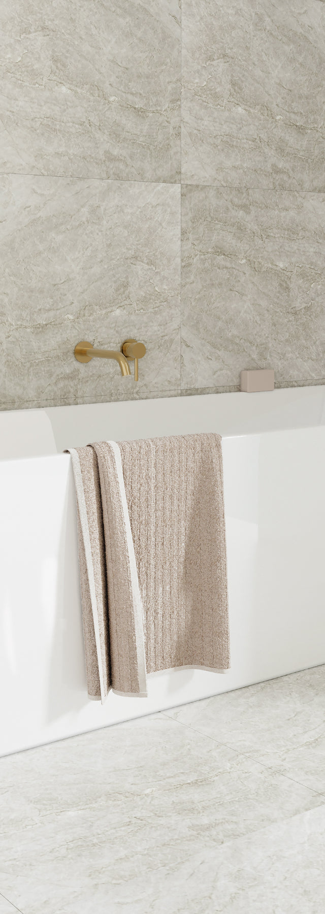 Milano 1300mm Multi-Fit Bath, Gloss White