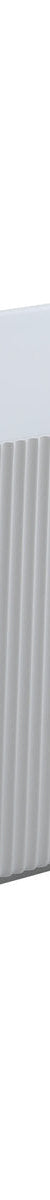 CETO Ally Groove 1700mm Fluted Oval Freestanding Bath, Matt White