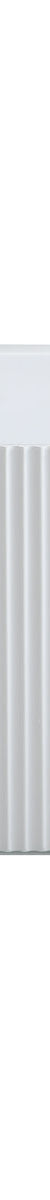 Ceto Bari Groove 1700mm Fluted Freestanding Back-to-Wall Bath, Gloss White