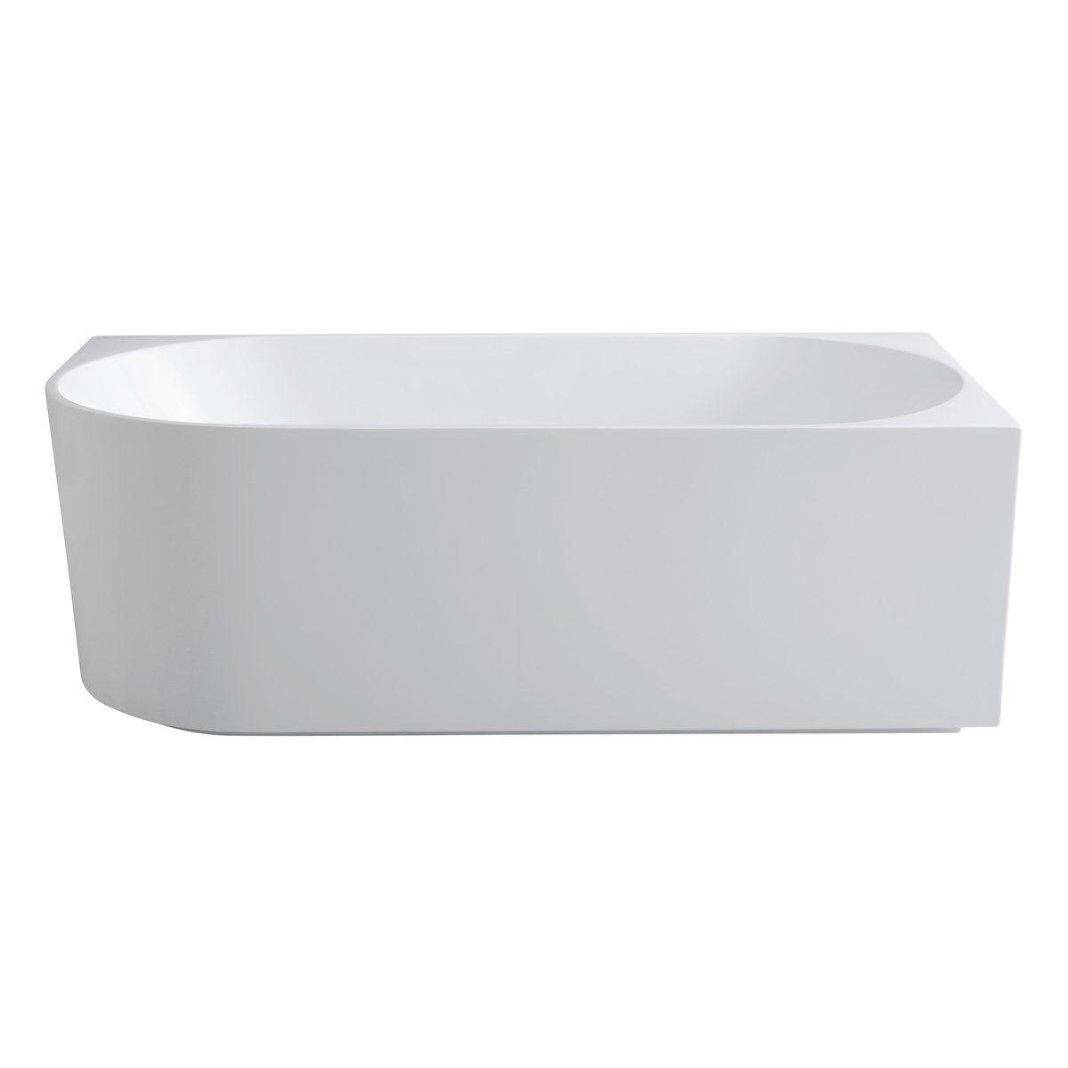 Elivia 1500mm Right Corner Bath, Gloss White