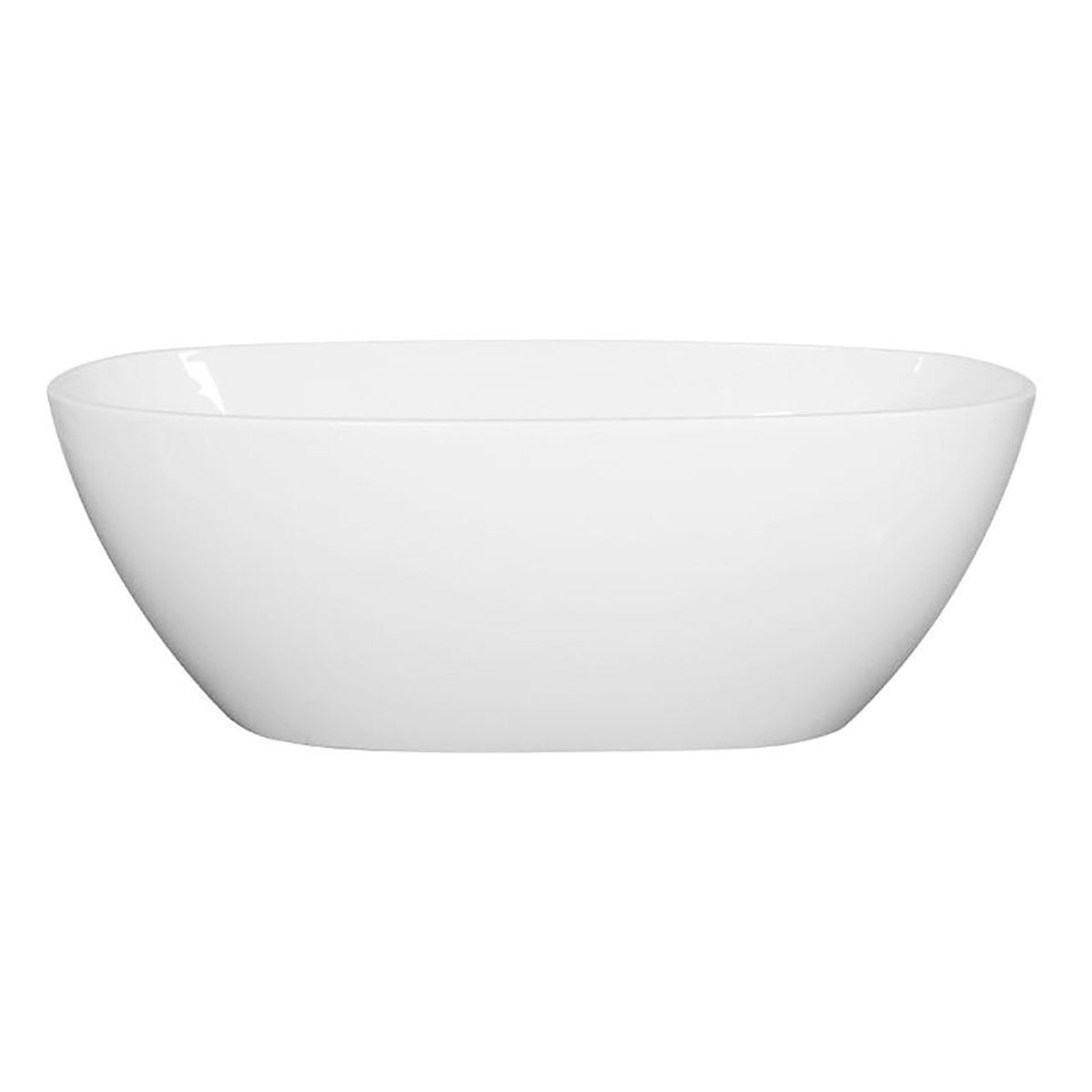 Serene 1700mm Freestanding Bathtub, Gloss White