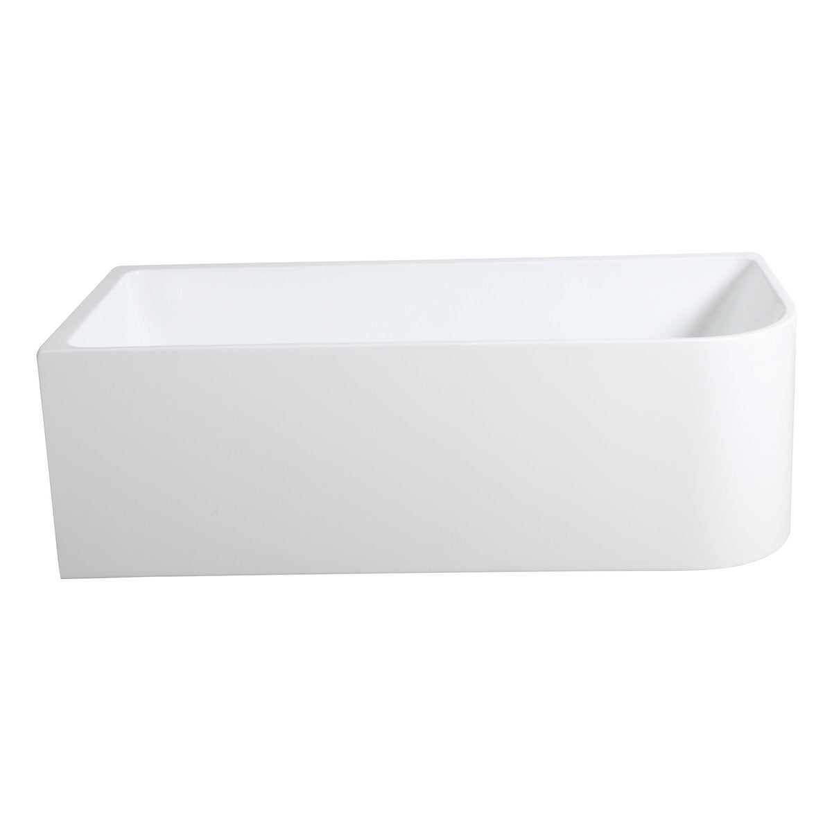 Stella 1500mm Left Corner Bath, Matte White
