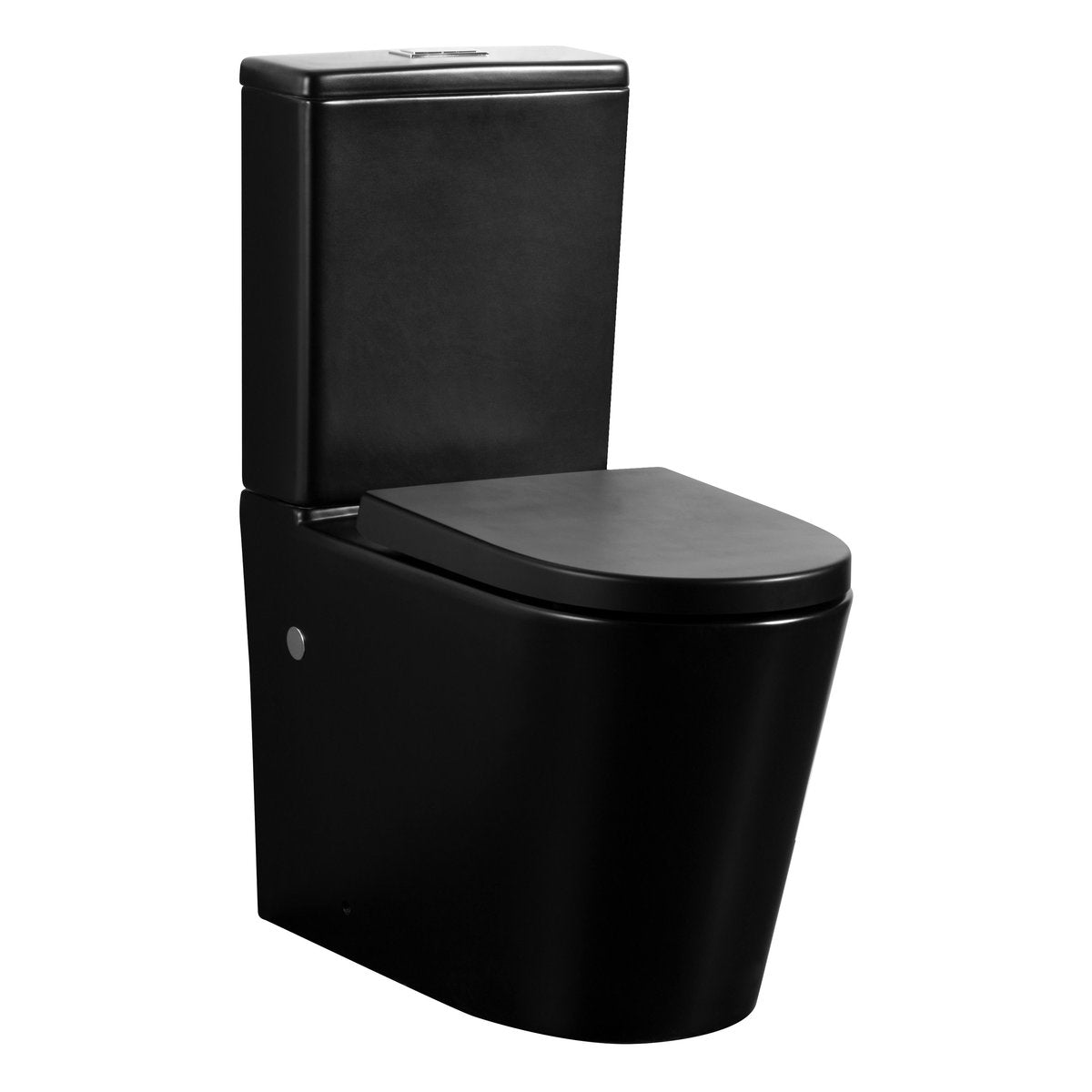 Avis Matte Black Rimless Toilet Suite