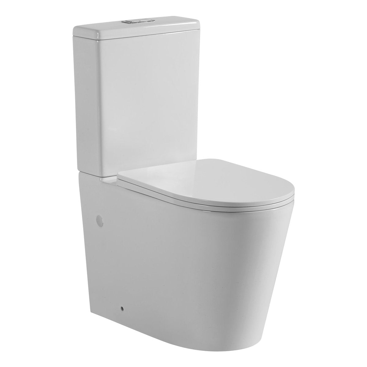 Avis Gloss White Rimless Toilet Suite
