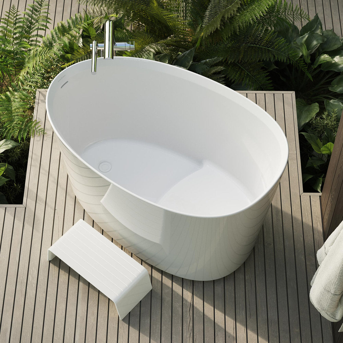 Victoria + Albert Kerid 1400 Bath - Gloss White