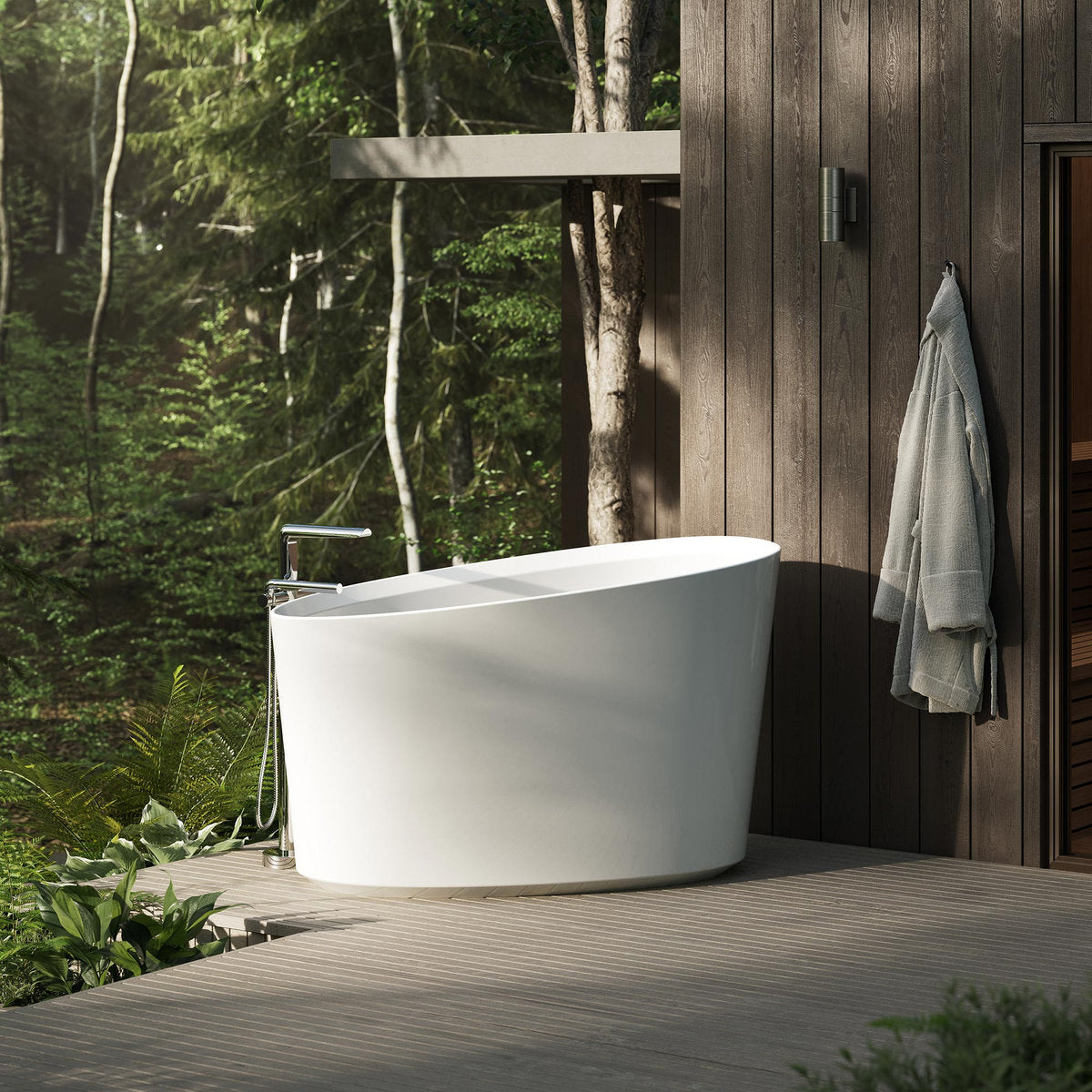 Victoria + Albert Kerid 1400 Bath - Gloss White