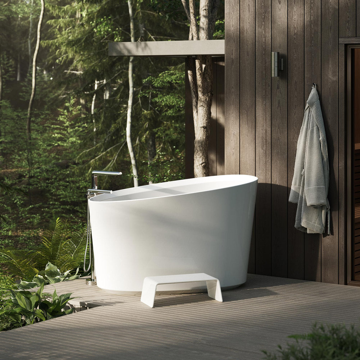 Victoria + Albert Kerid 1400 Bath - Gloss White