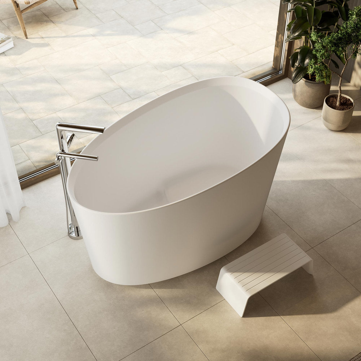 Victoria + Albert Kerid 1400 Bath - Matte White