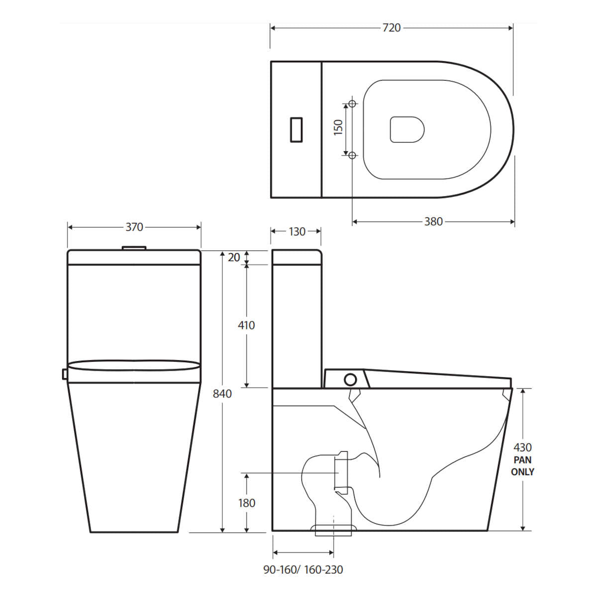Fienza Sona Smart Toilet
