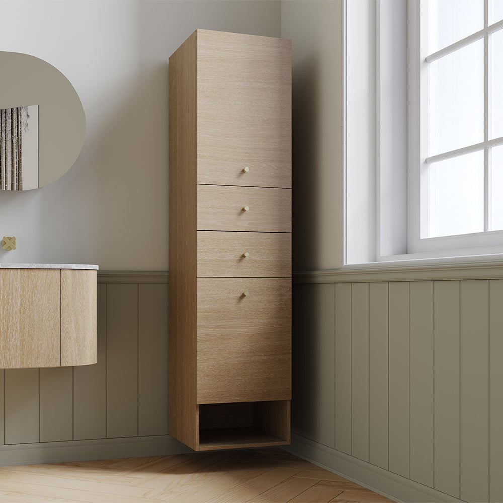 Fienza Kassi Wall-Hung Tallboy Cabinet