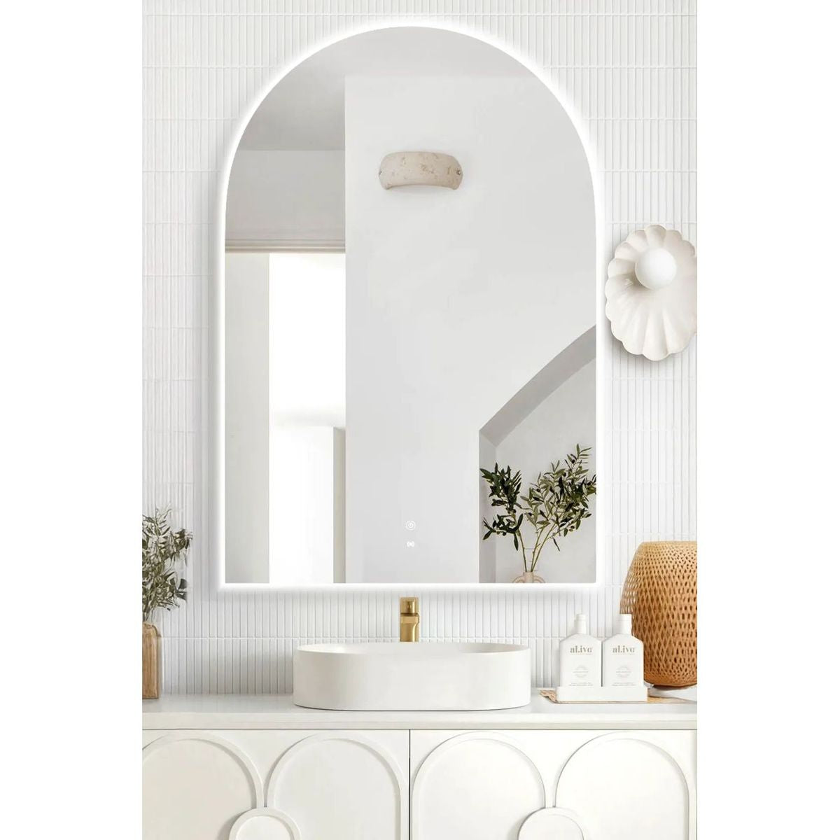 LED Archie 1200X800 Frameless Mirror