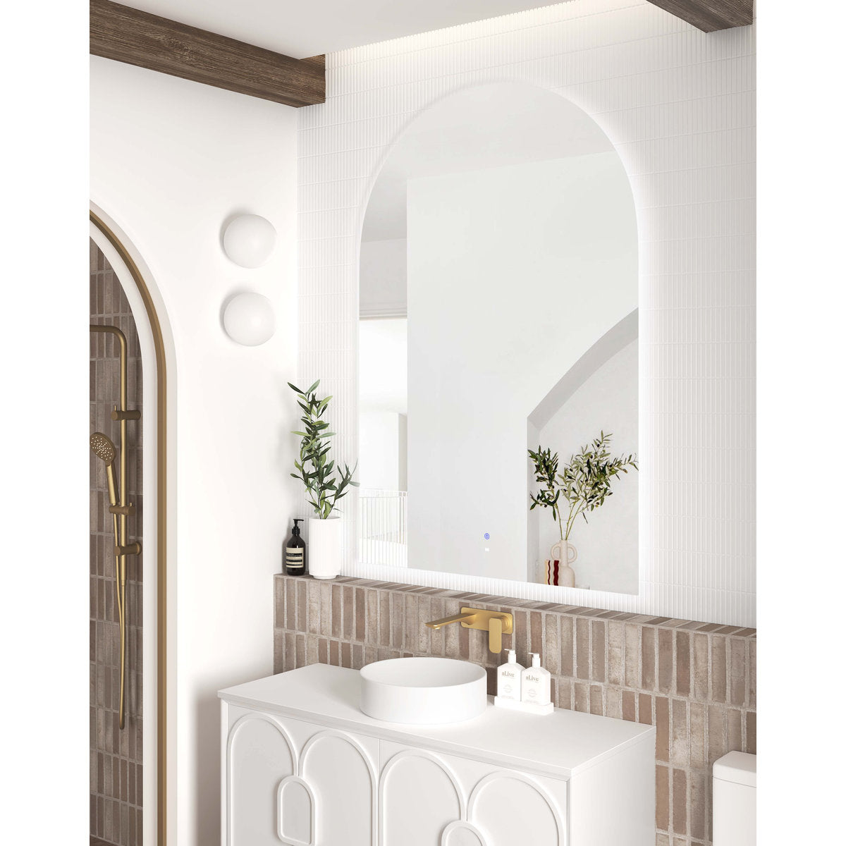 Otti LED Archie 1500x1000 Frameless Mirror