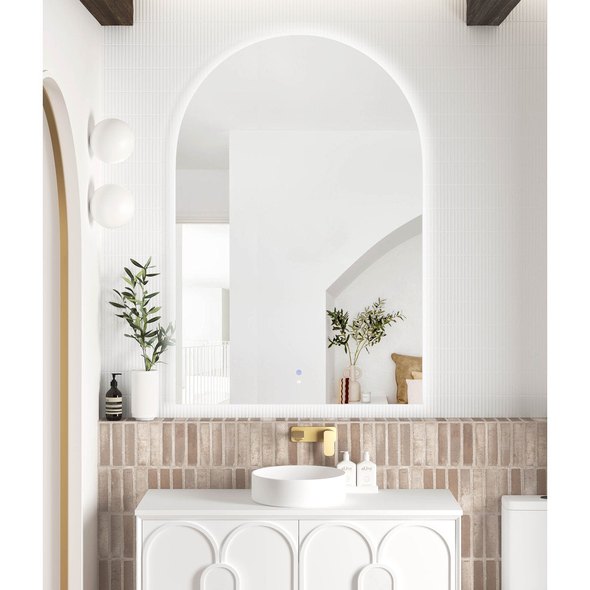 Otti LED Archie 1500x1000 Frameless Mirror