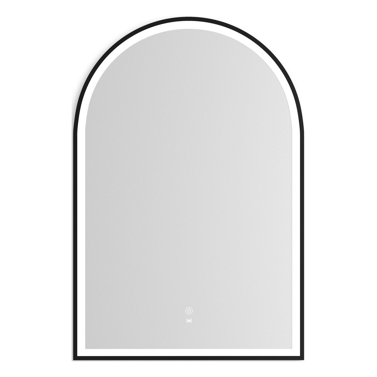 Otti LED Archie 1200x800 Black Metal Frame Mirror