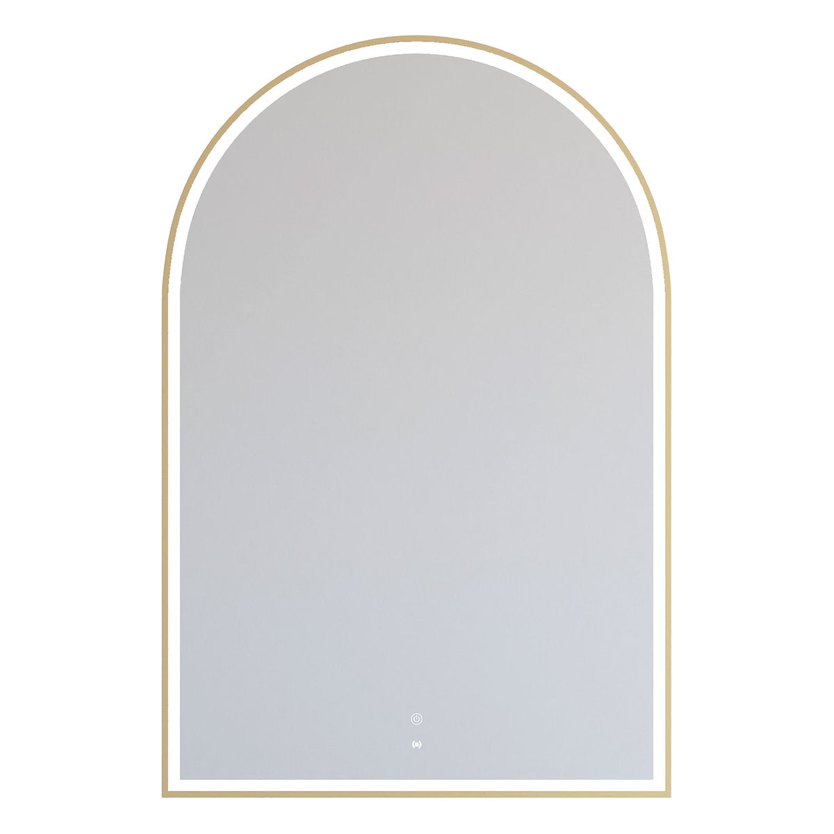 Otti LED Archie 1200x800 Gold Metal Frame Mirror