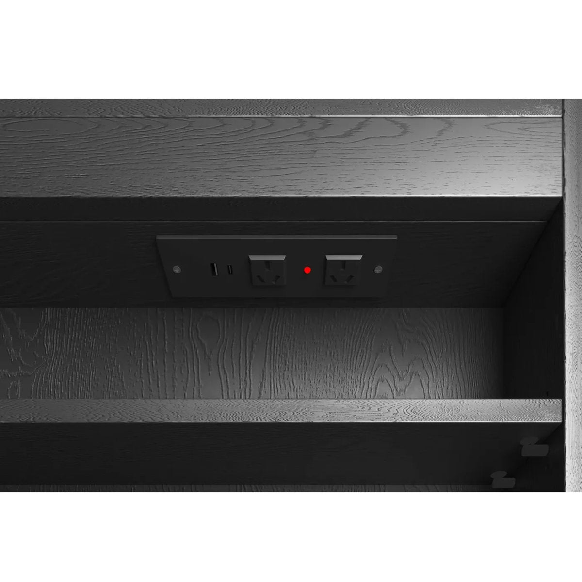 LED Archie 900(H)x600(W) Black Oak Shaving Cabinet - Premium Edition
