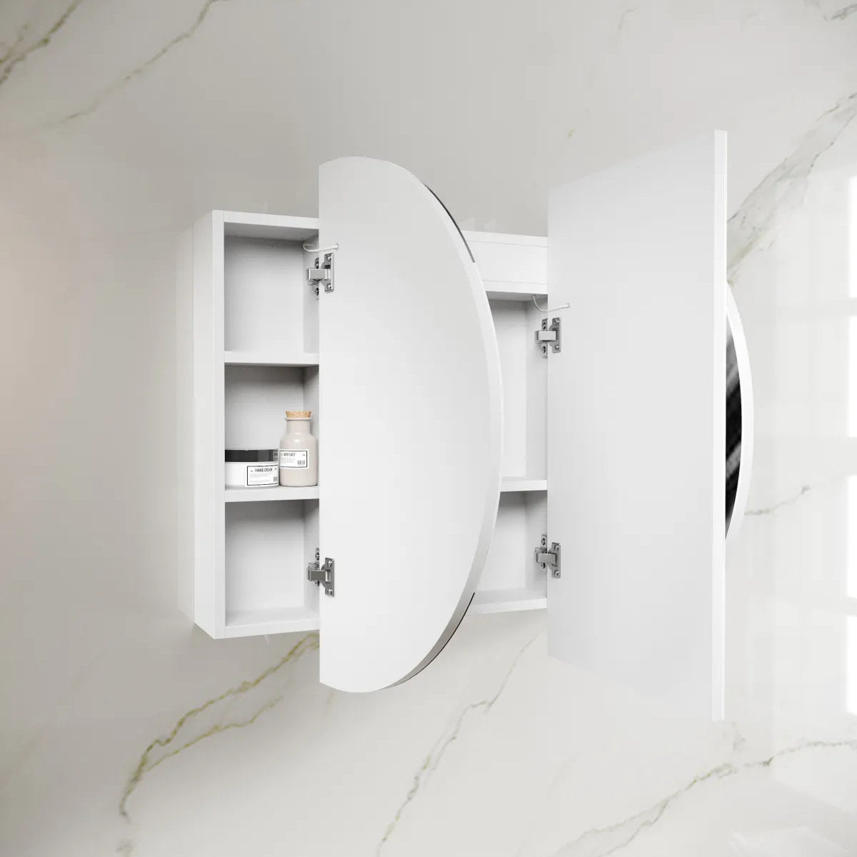 LED Bondi 1500(W)x900(H) White Shaving Cabinet - Premium Edition