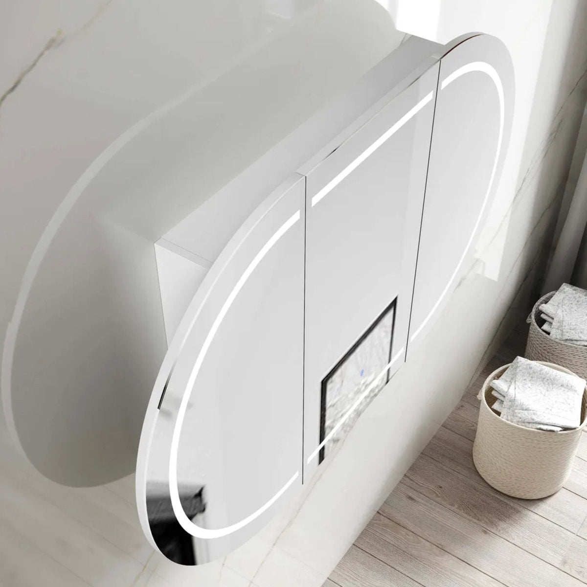 LED Bondi 1800(W)x900(H)White Shaving Cabinet - Premium Edition