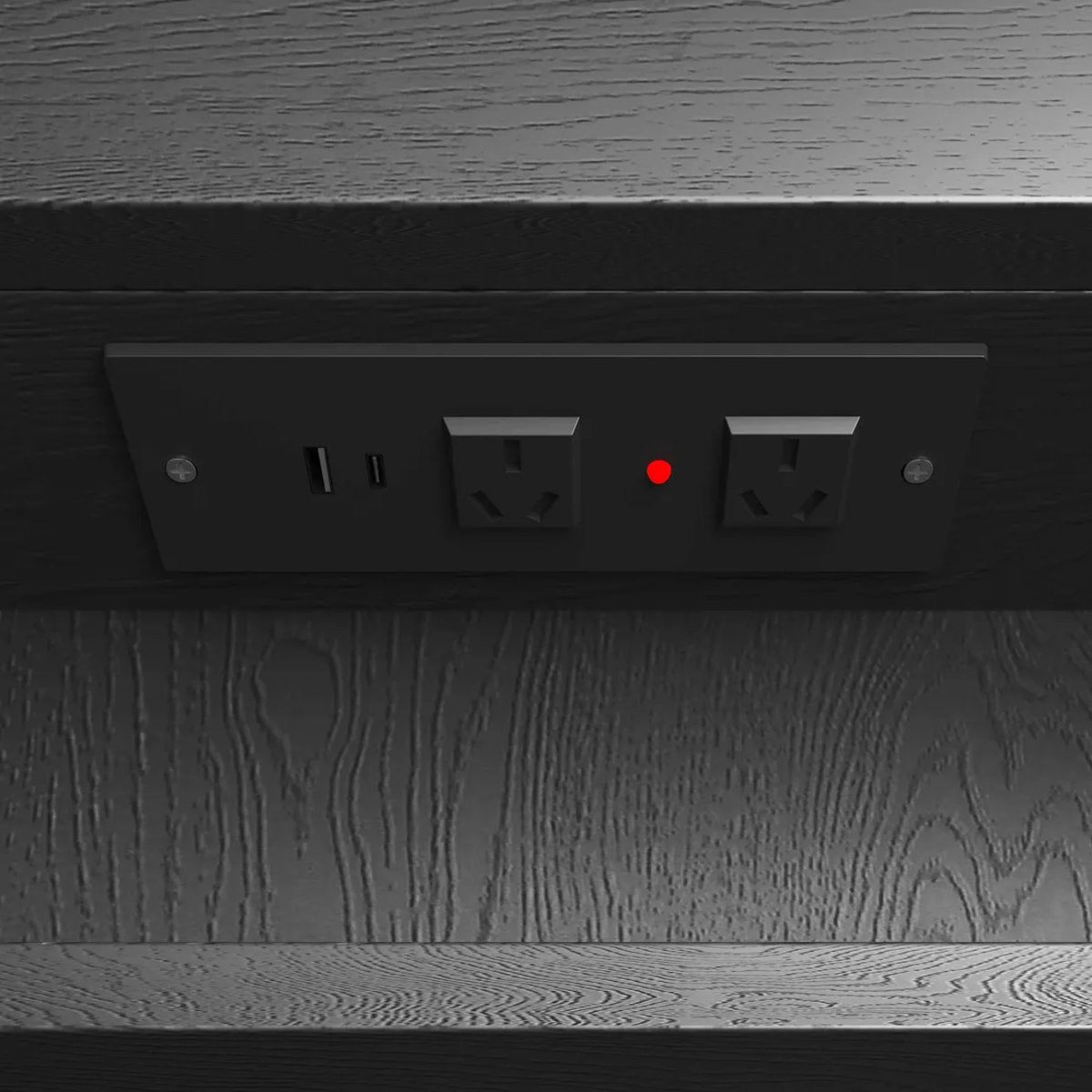 LED Bondi 900(W)x600(H) Black Oak Shaving Cabinet - Premium Edition