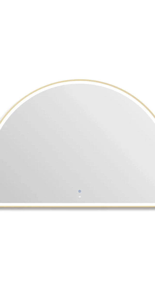 Otti LED Moonlight Archie 1000(H)x1500(W) Gold Metal Frame Mirror
