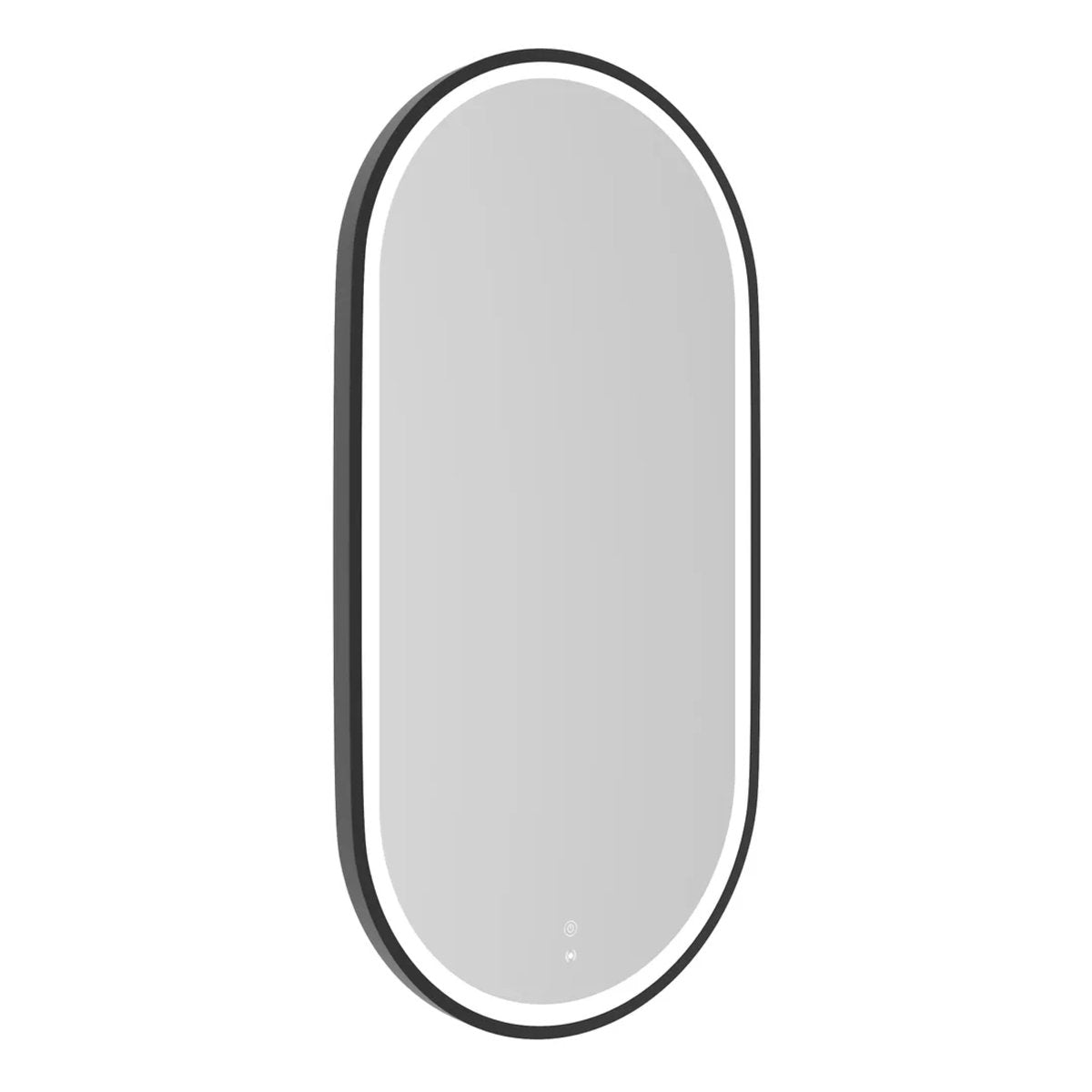 LED Noosa 900(H)x450(W) Black Metal Frame Tuffi Mirror