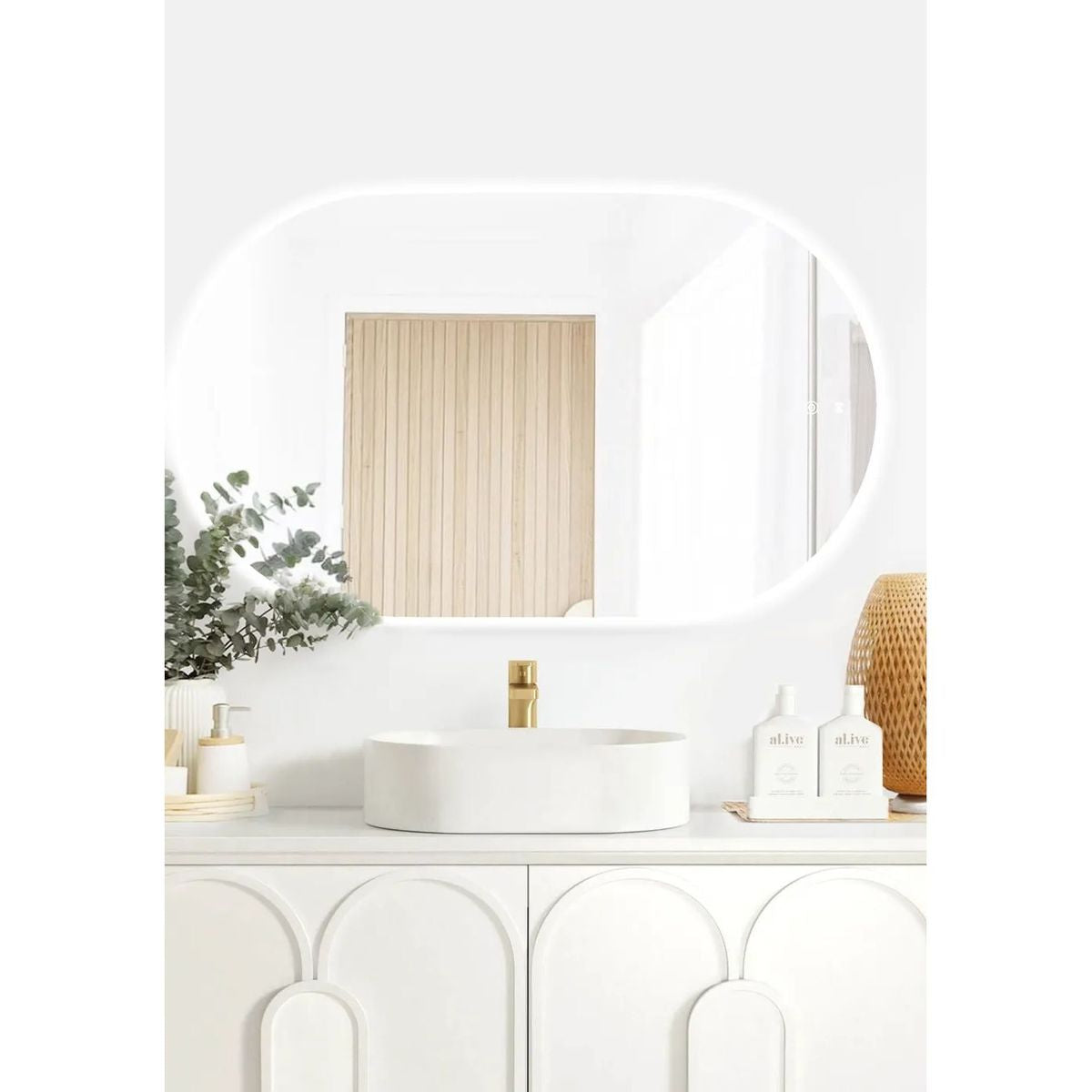 LED Noosa 1200X750 Frameless Mirror