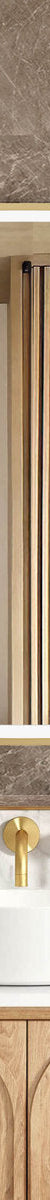 Otti LED Noosa 1200x750 Gold Metal Frame Mirror