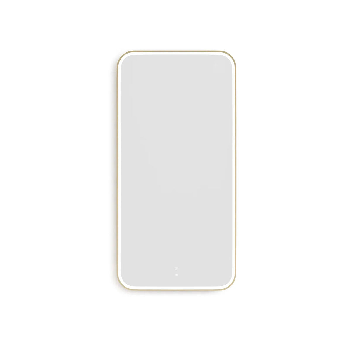 Otti LED Newport 1500(W)x750(H) Gold Metal Frame Mirror