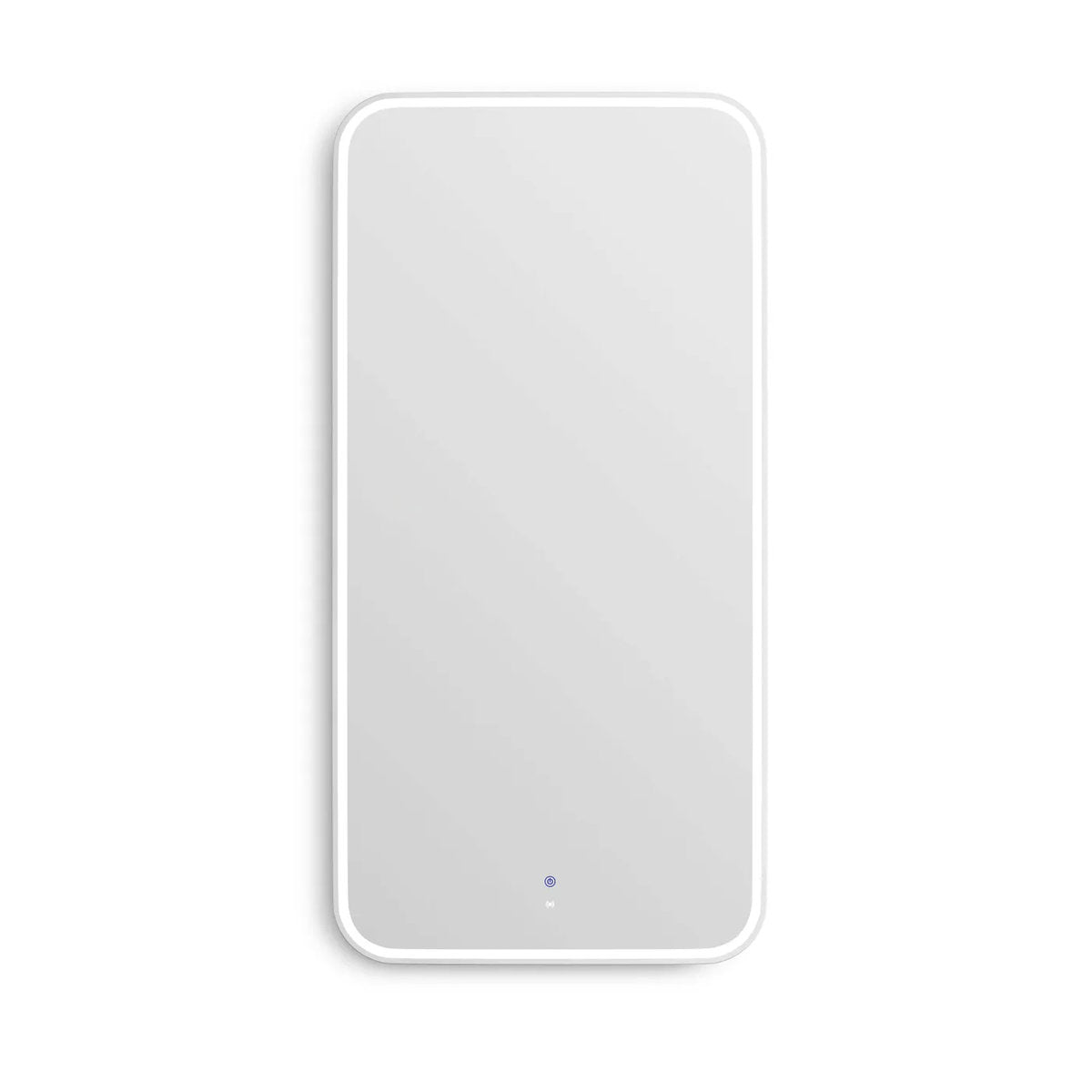 Otti LED Newport 1500(W)x750(H) White Metal Frame Mirror