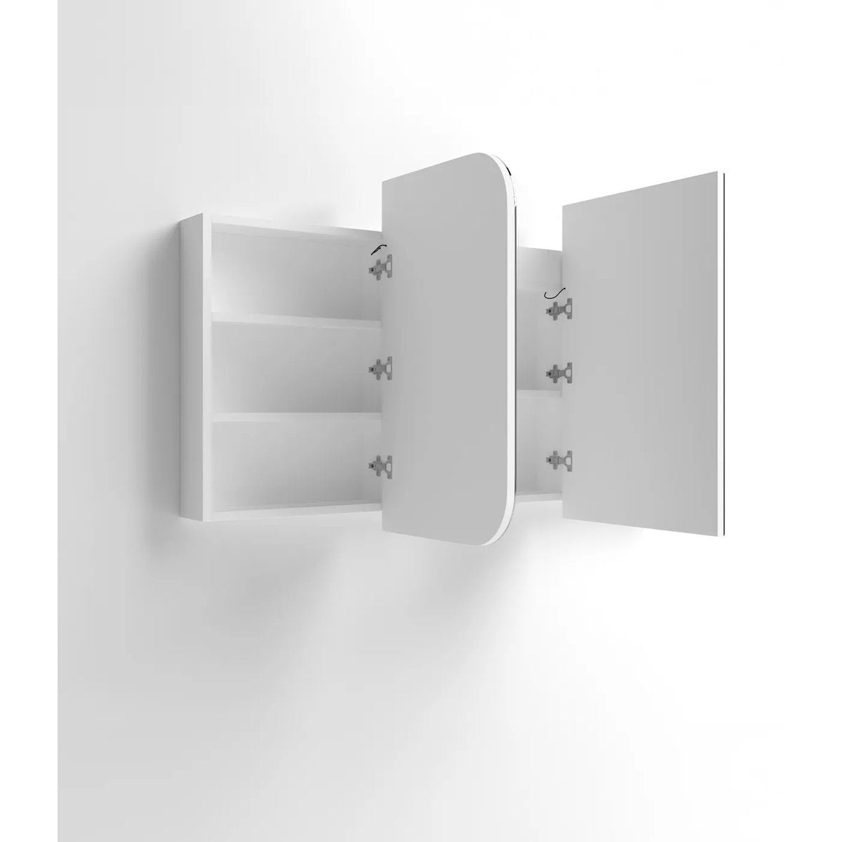 Otti LED Newport 1500(W)x750(H) White Shaving Cabinet - Premium Edition