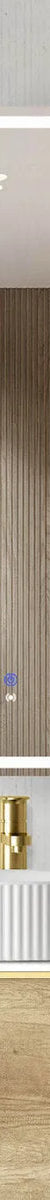Otti LED Newport 900x450 Natural Oak Shaving Cabinet - Premium Edition