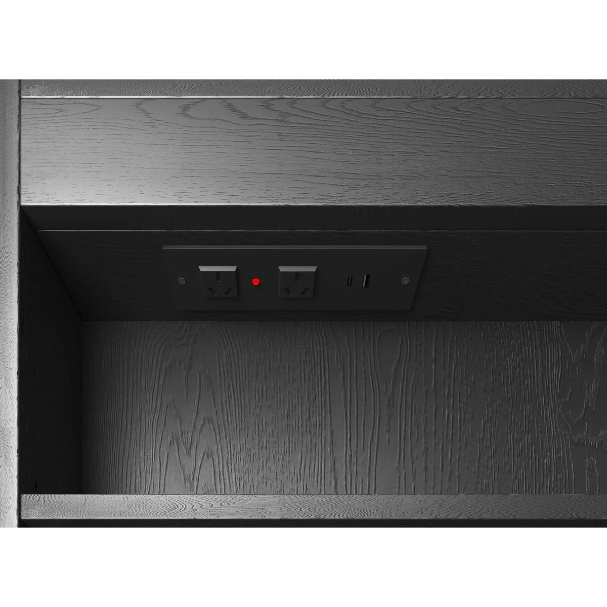 Otti LED Newport 900(W)x750(H) Black Oak Shaving Cabinet - Premium Edition