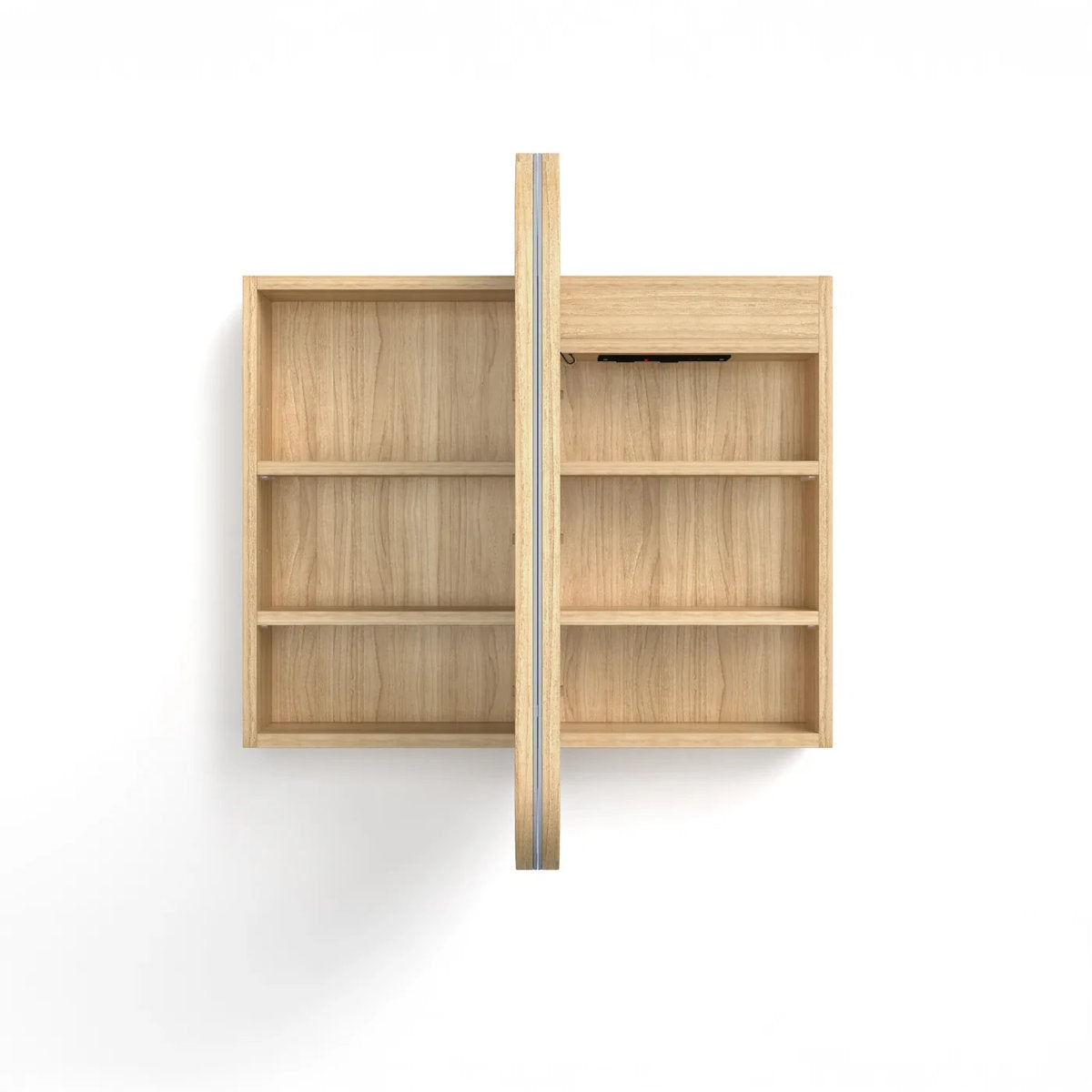 Otti LED Newport 900(W)x750(H) Woodland Oak Shaving Cabinet - Premium Edition