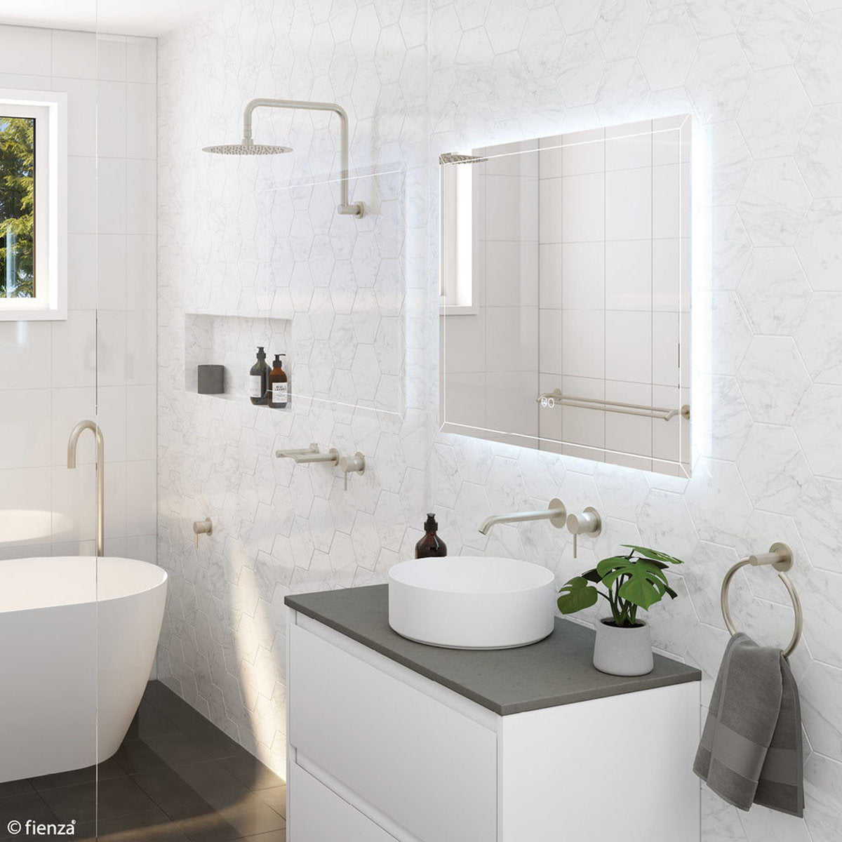 Fienza Hampton Led Mirror, 1200x700 mm